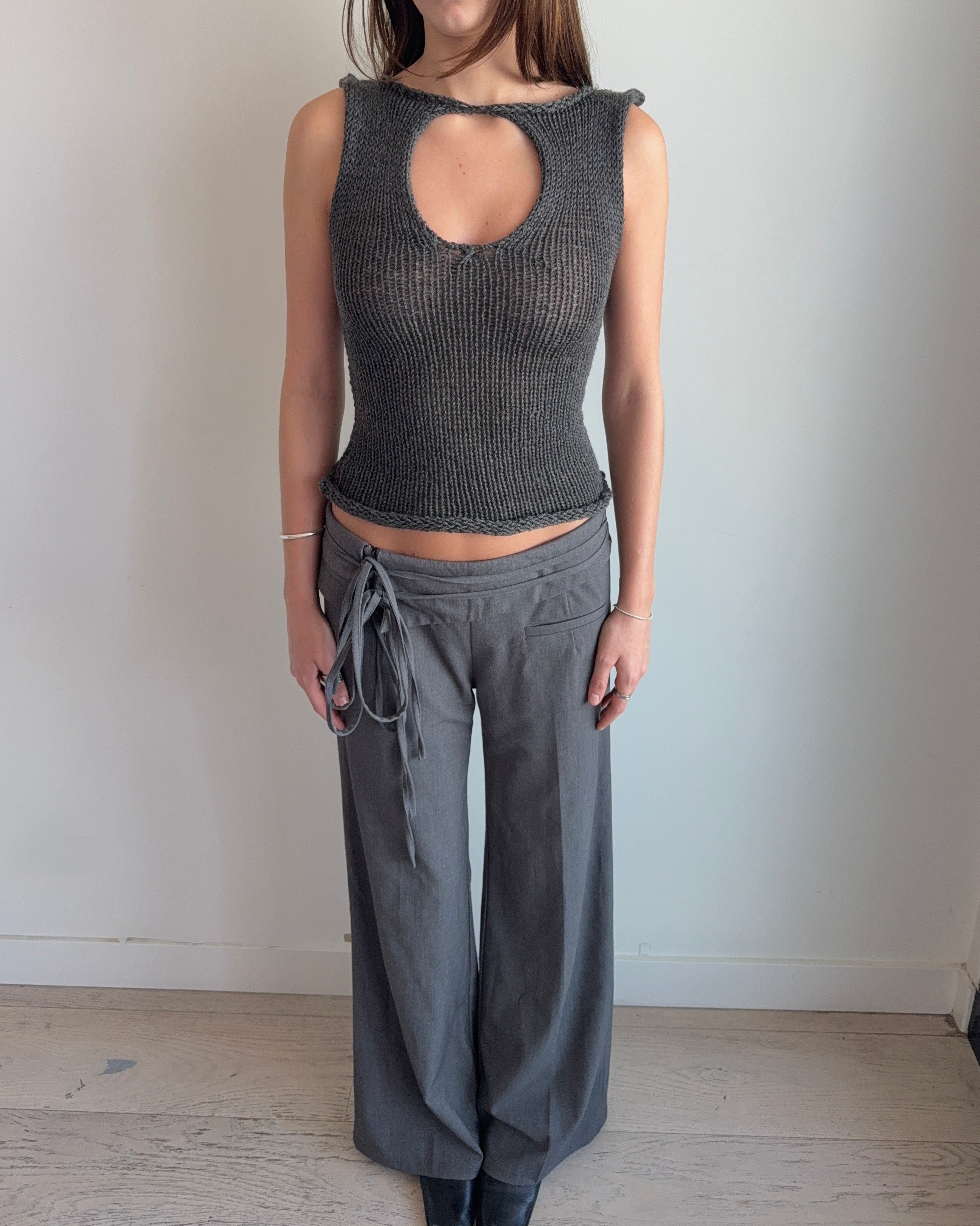 Keyhole Knit Top