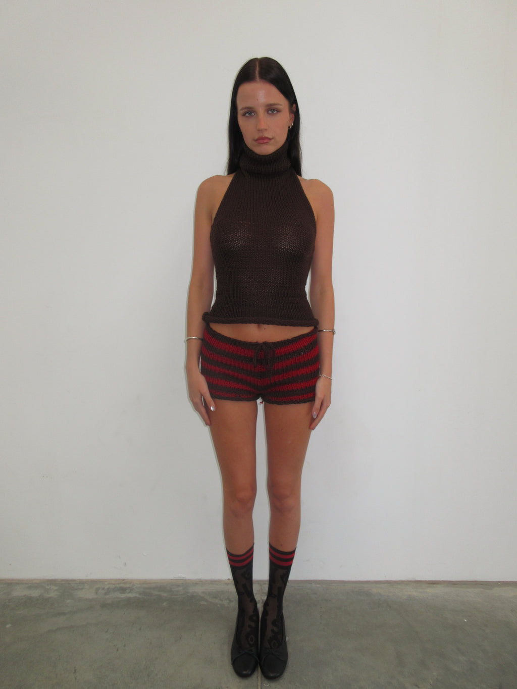 Stripe Knit Festival Short