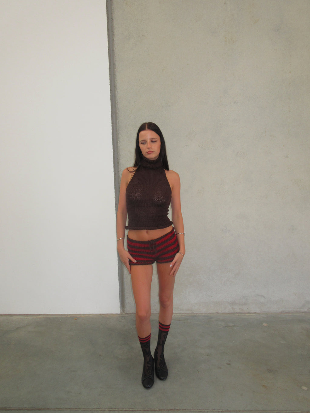 Stripe Knit Festival Short