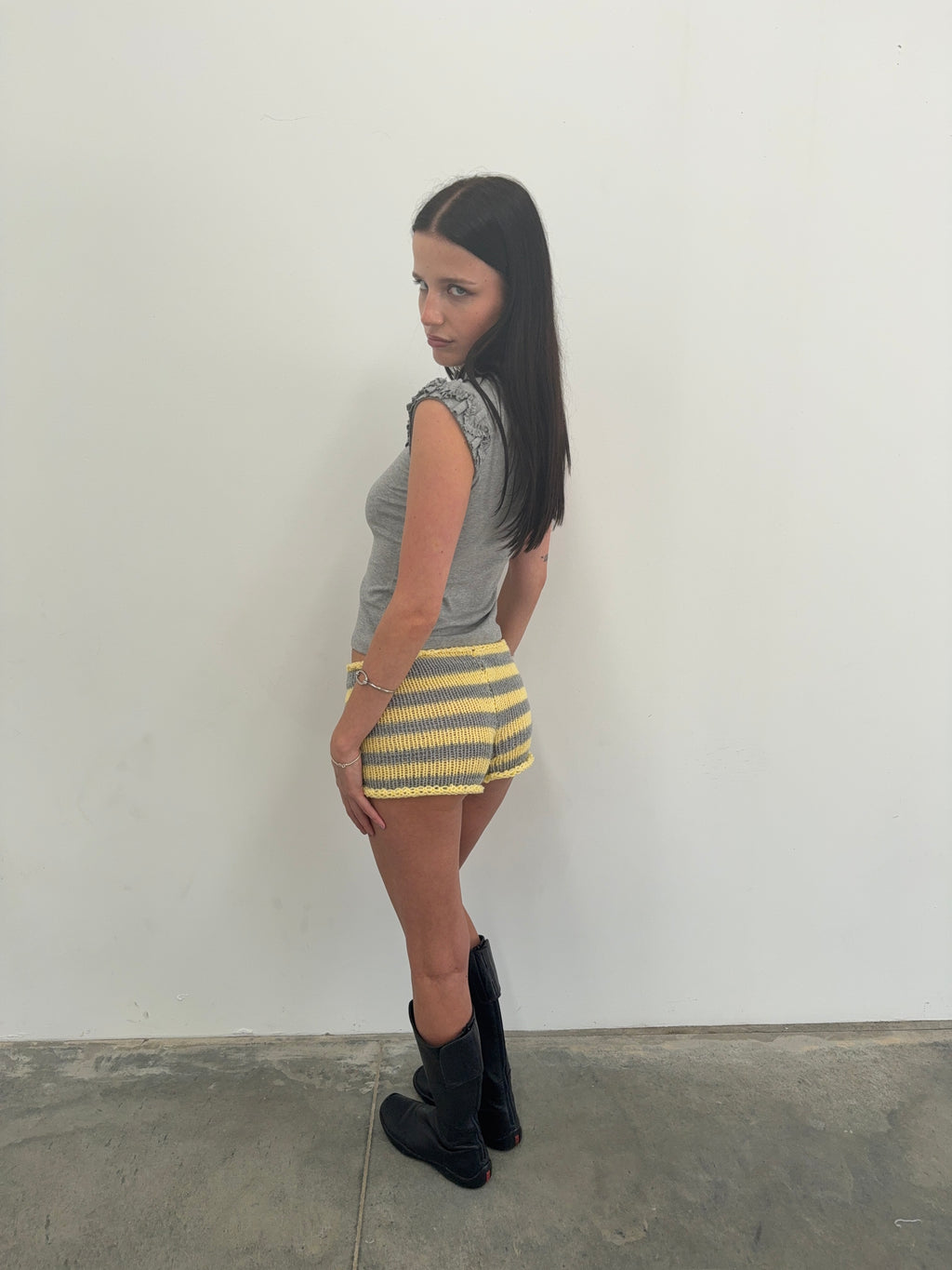 Stripe Knit Festival Short