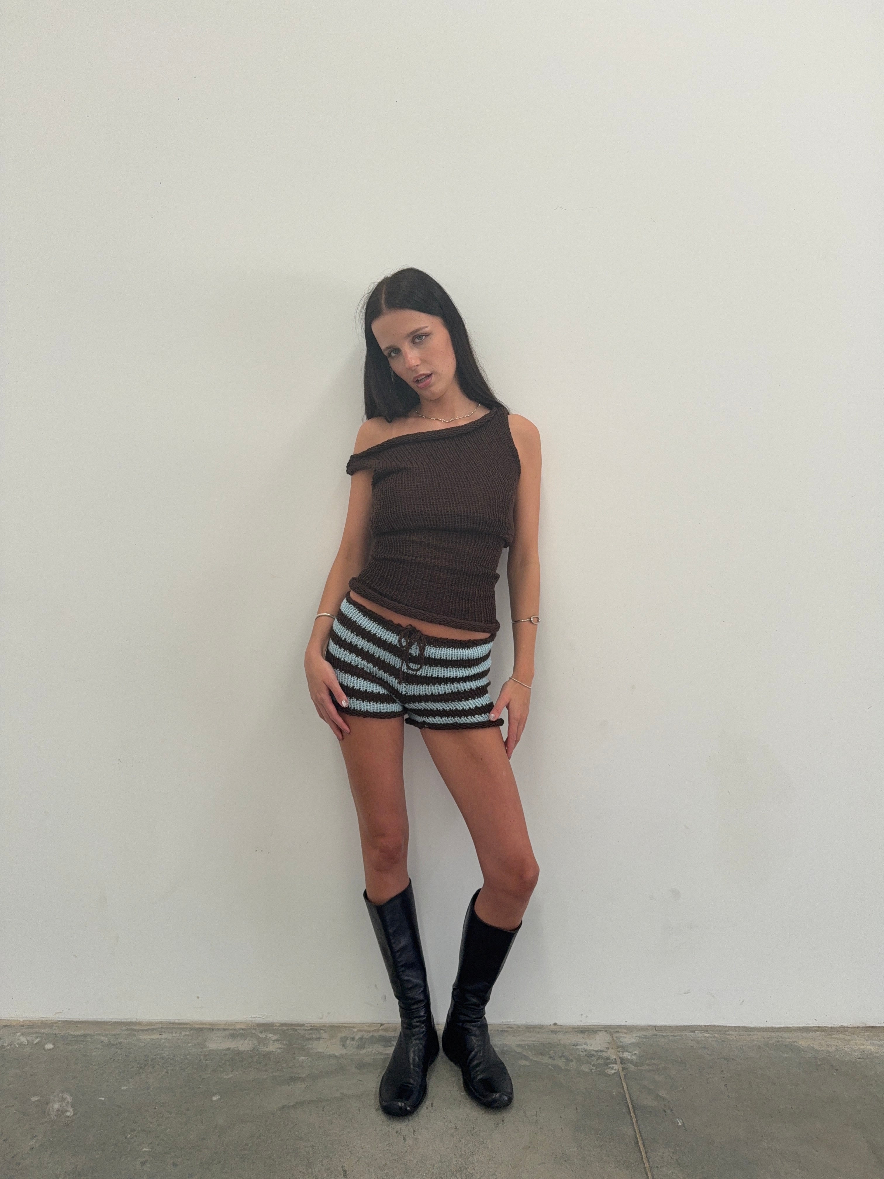 Stripe Knit Festival Short