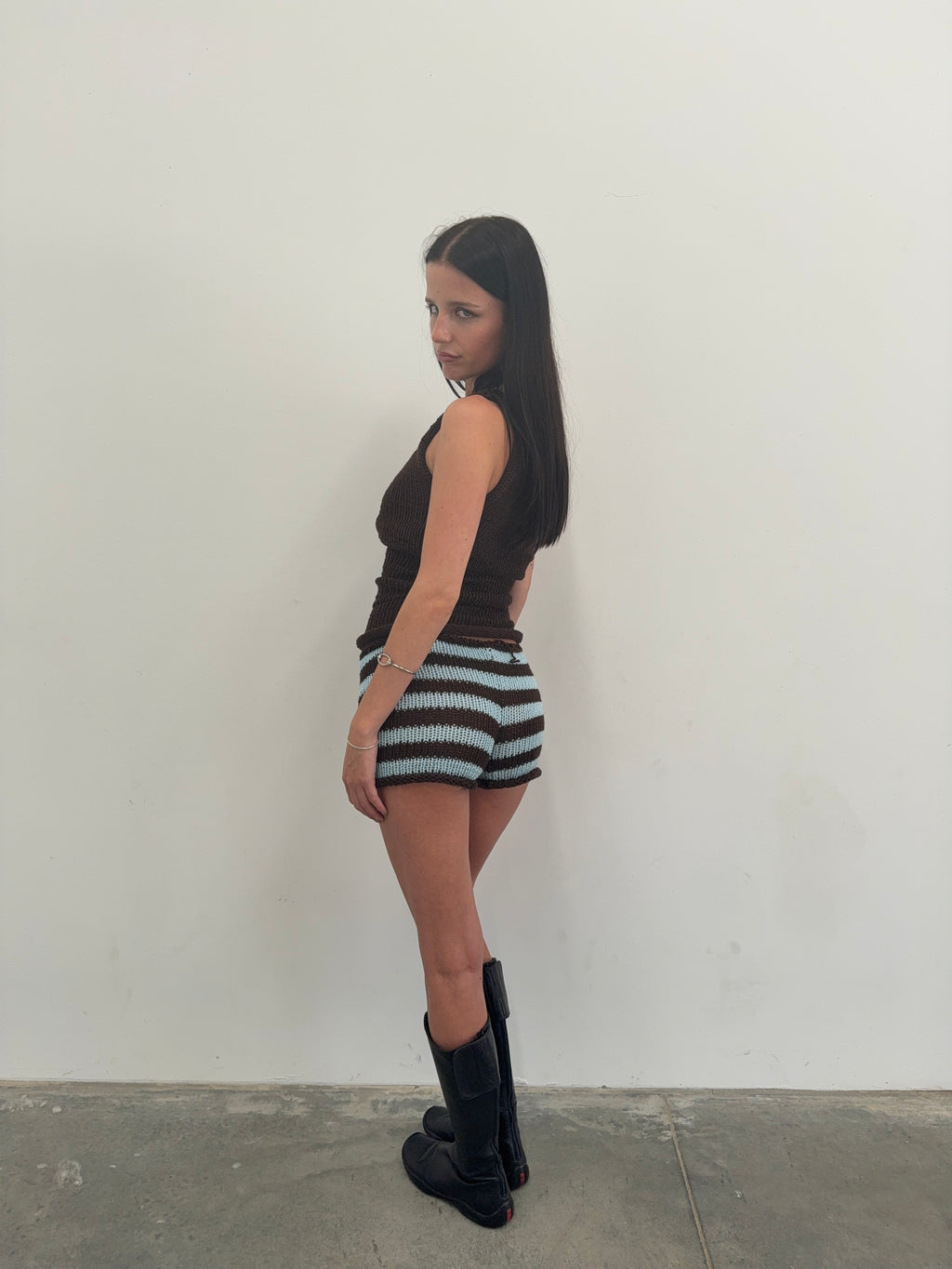 Stripe Knit Festival Short