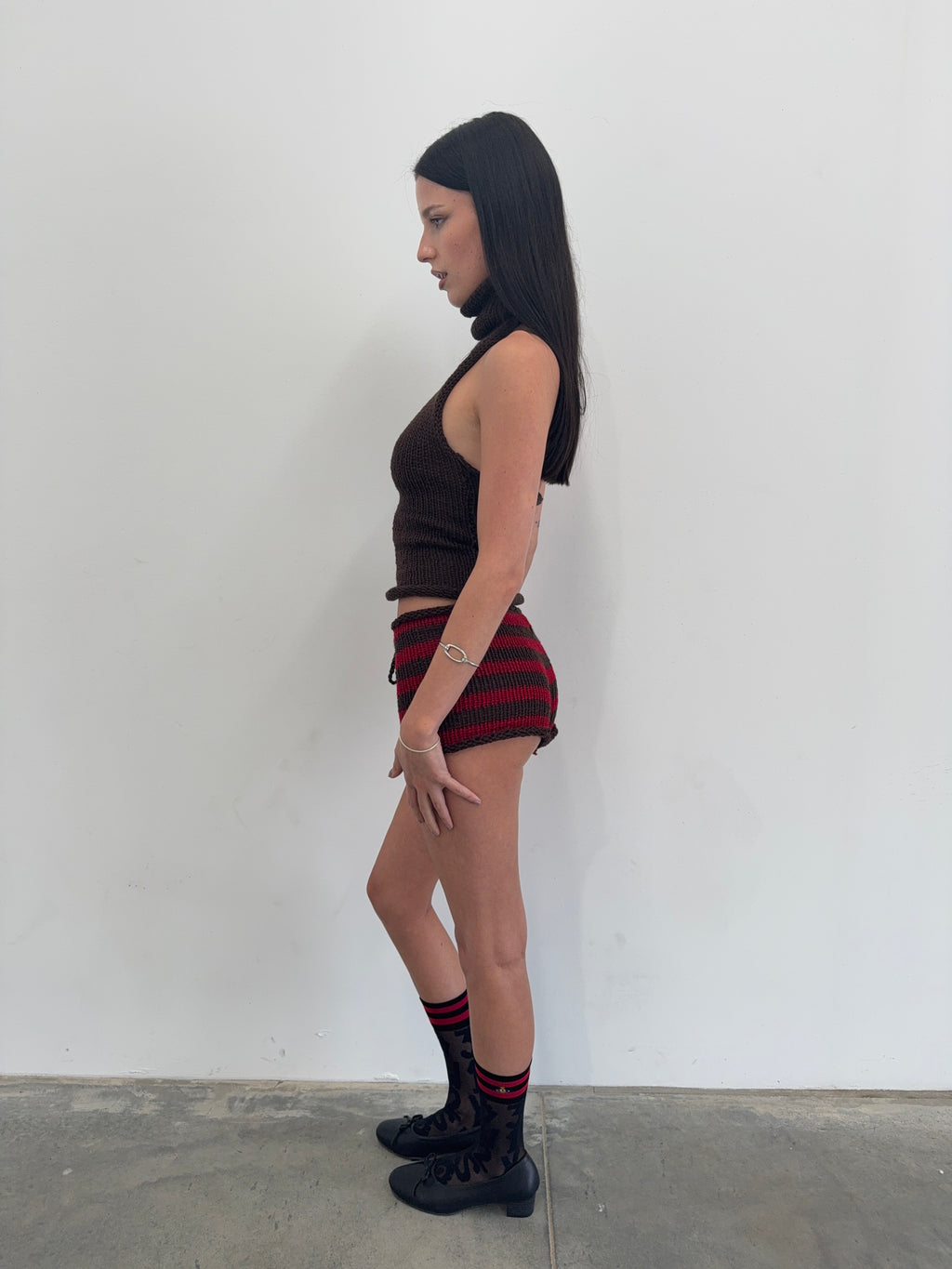 Stripe Knit Festival Short