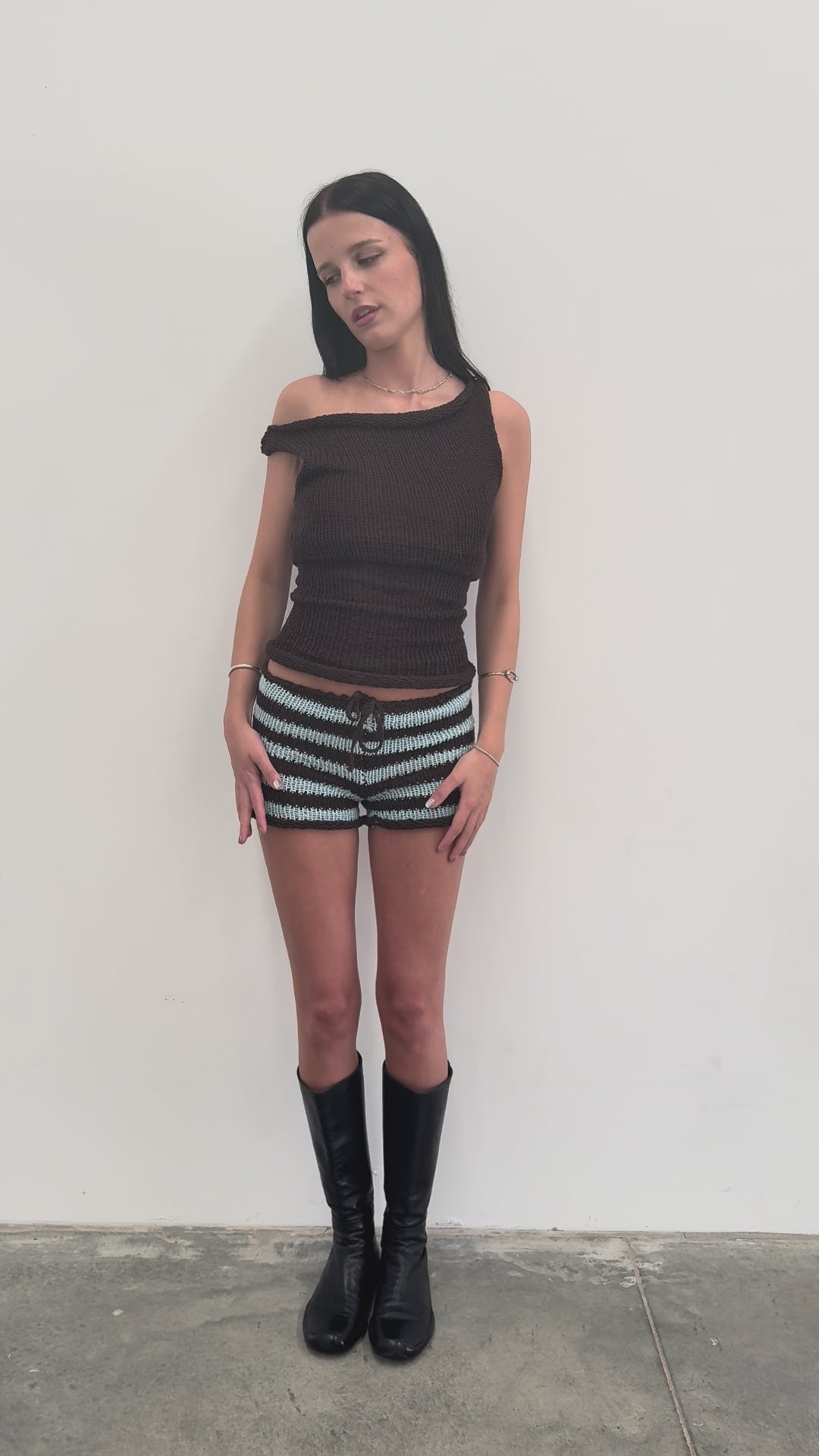 Stripe Knit Festival Short